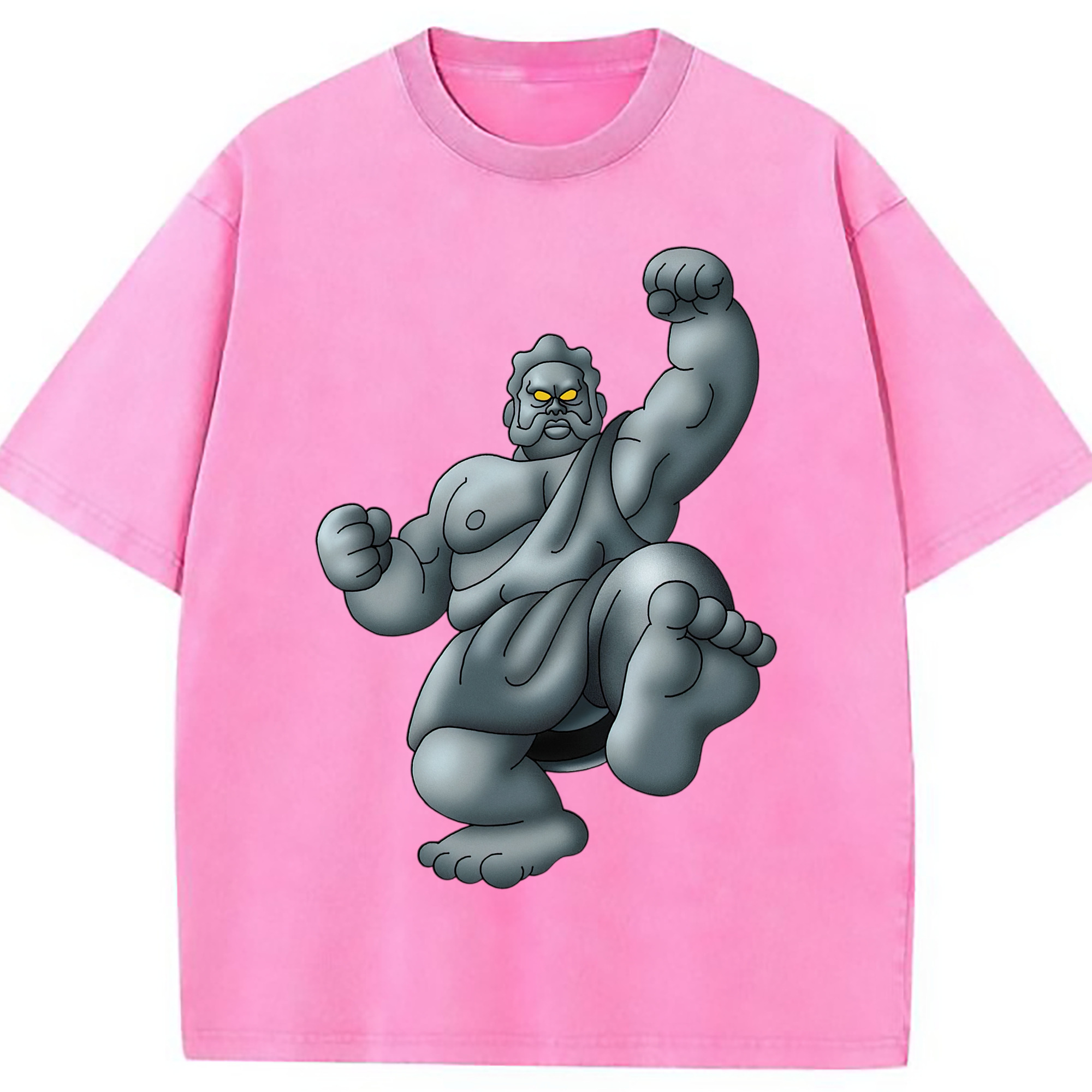 （画像用） ドラゴンクエスト Doragon Kuesuto Dragon Quest 綿100% ヴィンテージ風 半袖Tシャツ（フロントプリント）